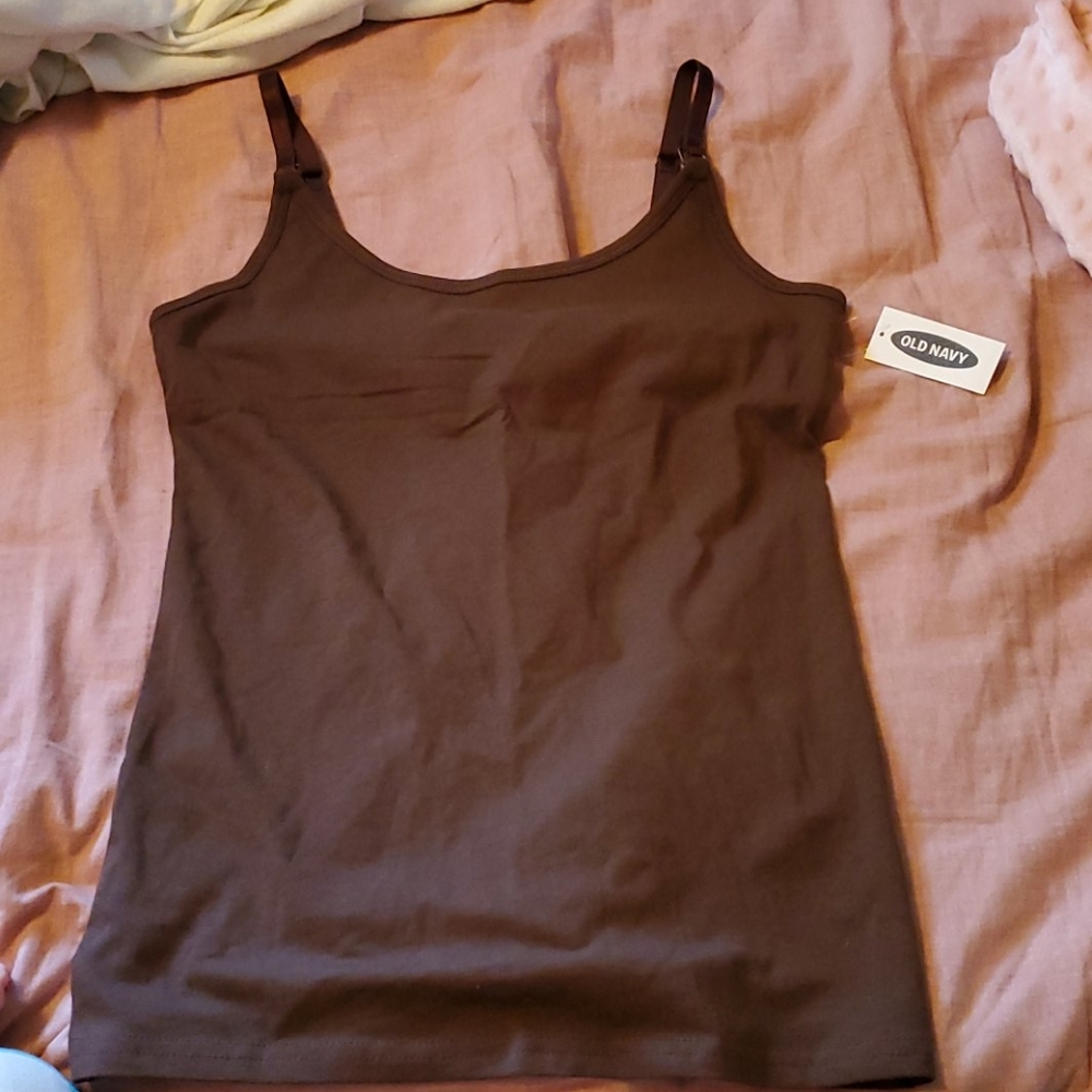 Nursing tank top